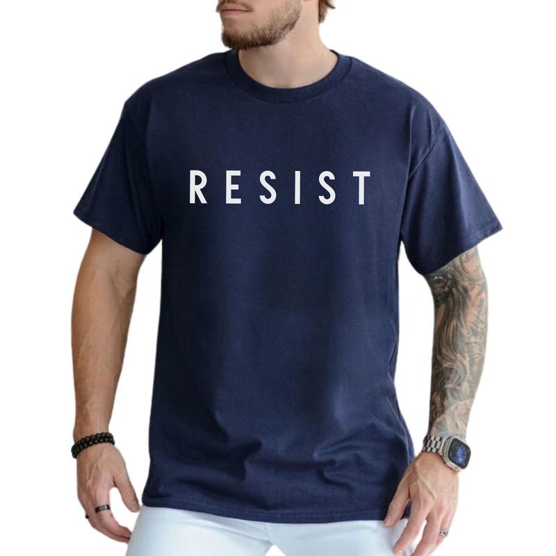 Resist Graphic Tee, Activism T-shirt, Equal Rights Shirt For Men, Social Justice Men Clothing, Gift For Him Hoodie,...