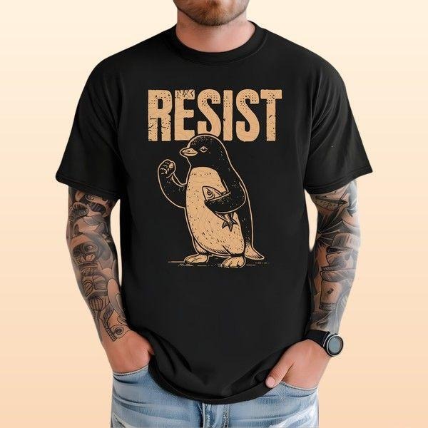 Resist Hand Off T-shirt Retro Vintage Hiphop Style Oversized Soft Cotton Hoodie, Sweatshirt | RetroVerseTees.com