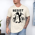 Resist Shirt, Penguin Resist Shirt, Penguin Resist tshirt, Funny Penguin Resist Penguins Protest Against Tariffs T-Shirt,...