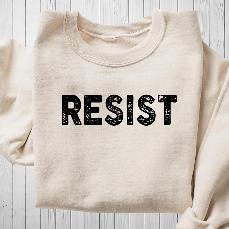 Resist Sweatshirt, Protester Shirts, Social Activism Tshirt, Racial Equality Hoodie, Trump Shirt | RetroVerseTees.com