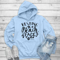 Resting Beach Face Hoodie, Printed in the USA hoodie #funny #cute #girly #beach T-Shirts, Sweatshirt | RetroVerseTees.com