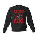 Retired Firefighter Professional Papa Fireman Sweatshirt Classic Cotton T-Shirts, Hoodie | RetroVerseTees.com