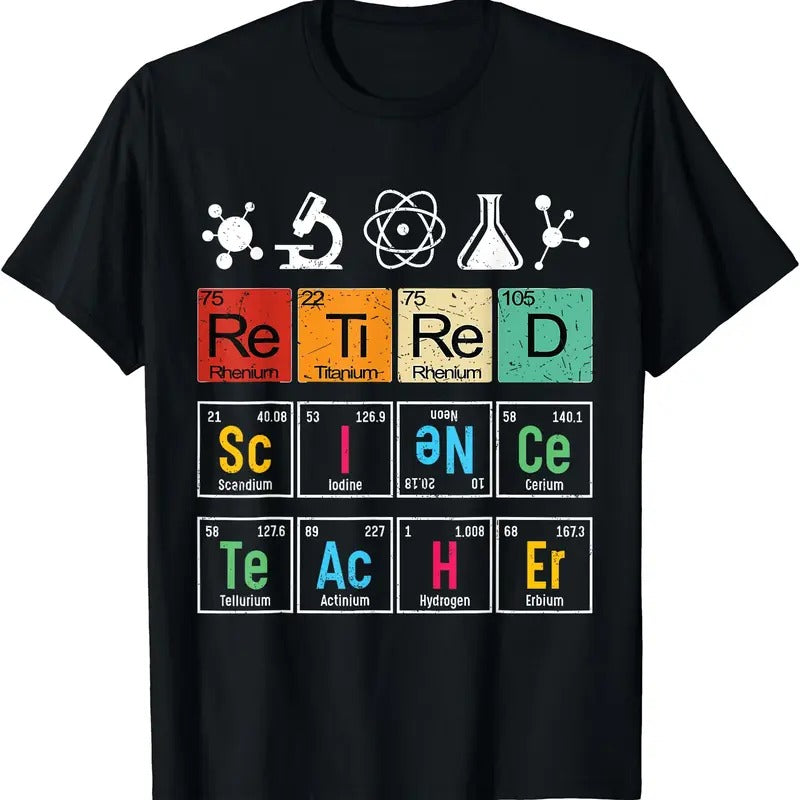 Retired Science Teacher Learning School Retirement T-Shirt Hoodie, Sweatshirt | RetroVerseTees.com