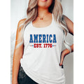 Retro - inspired American Pride Vest: Flaunt America'WB shield Legacy with WB shield Vintage - styled "America EST. 1776"...