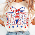 Retro 1776 T-Shirt, America 4th of July T-Shirt, Memorial Day T-Shirt, Girly USA Shirt, Independence Day Shirt Hoodie,...