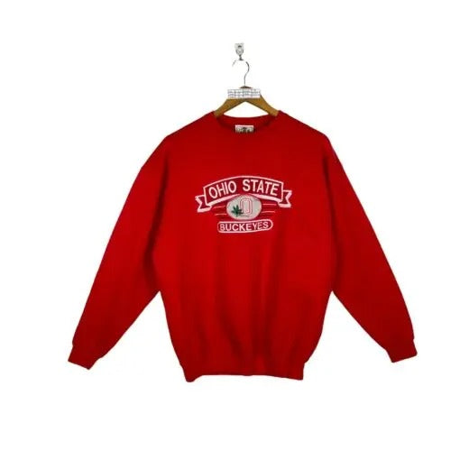 Retro 80s Ohio State University Buckeyes NCAA Pullover Crewneck Cotton Hoodie Sweatshirt T-Shirts | RetroVerseTees.com