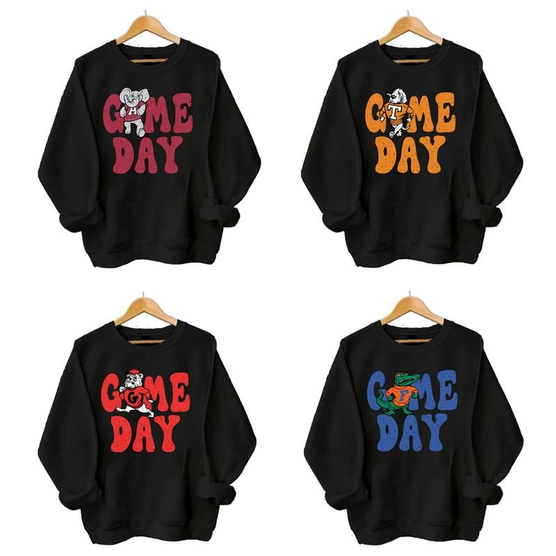 Retro All College Football Mascot Game Day Bundle Sweatshirt