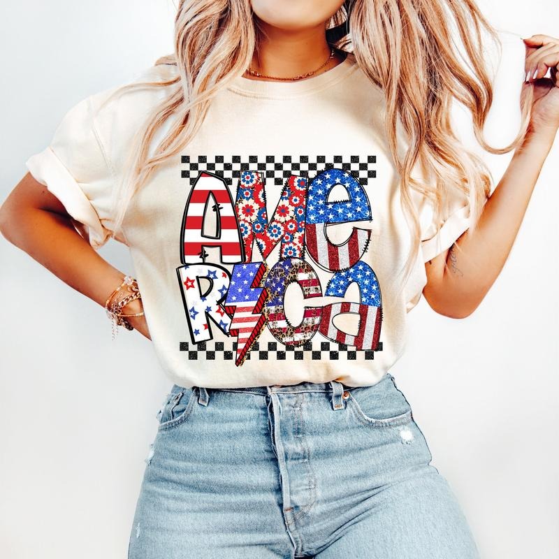 Retro America T-Shirt, 4th of July T-Shirt, Independence day T-Shirt, USA T-Shirt, American Flag T-Shirt Hoodie, Sweatshirt