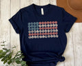 Retro American Flag Shirt, 4th of July Shirts, Womens Fourth of July Shirt, USA Graphic Tee, Patriotic Shirt,...