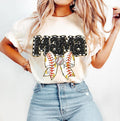 Retro Baseball Bundle T-Shirt, Baseball Mama T-Shirt, Baseball T-Shirt, Baseball Coquette T-Shirt, Game Day Baseball Bow...