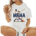 Retro Baseball Mama T-Shirt, Baseball Mama Cotton T-Shirt, Perfect Tee, Gifts For Boyfriend and Girlfriend T-Shirt...