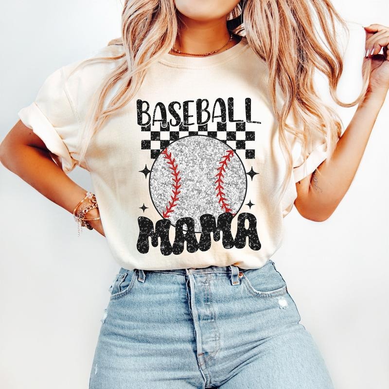 Retro Baseball Mama T-Shirt, Baseball T-Shirt, Sports T-Shirt Hoodie, Sweatshirt | RetroVerseTees.com