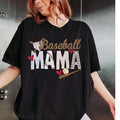 Retro Baseball Mama T-shirt, Mama Baseball T-shirt, Mama , Baseball Shirt, Baseball Mom Hoodie, Sweatshirt