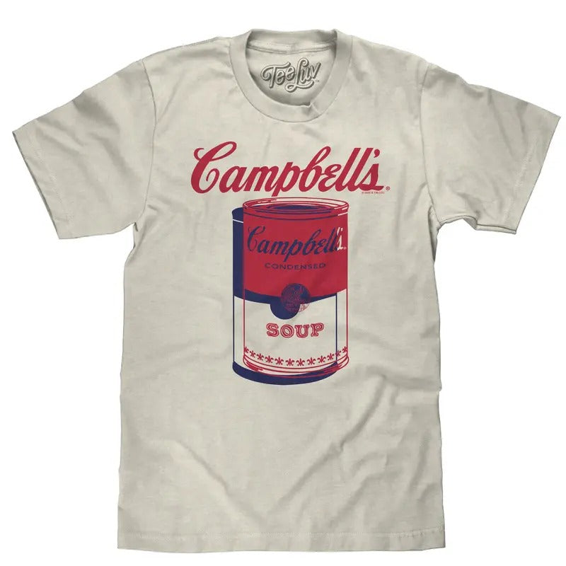 Retro Campbell's Soup Can T-Shirt - Oatmeal Heather Hoodie, Sweatshirt | RetroVerseTees.com