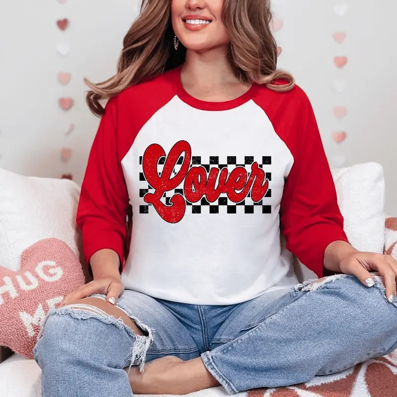 Retro Checkered Lover Shirt - ONLY 1 MEDIUM at this price Hoodie, Sweatshirt | RetroVerseTees.com