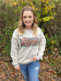 Retro Checkered Mama Sweashirt T-Shirts, Hoodie, Sweatshirt | RetroVerseTees.com