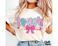 Retro Checkered Teacher shirt, Floral Coquette Teacher, Preppy Teacher Shirt Hoodie, Sweatshirt | RetroVerseTees.com