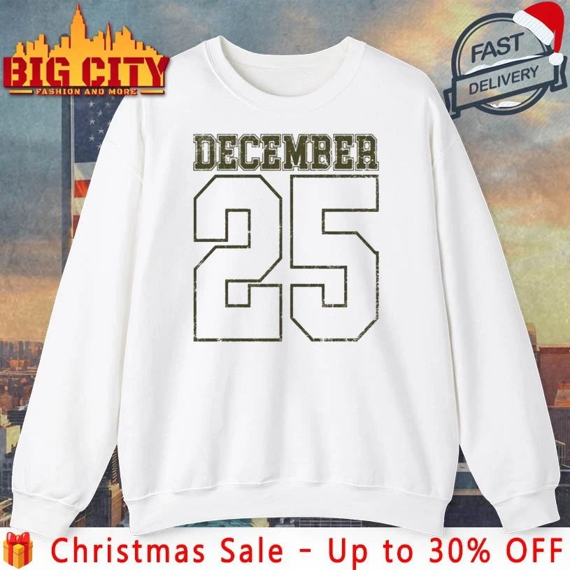 Retro Christmas December 25 shirt