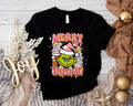 Retro Christmas Shirt, Trendy Christmas Gift Tee, Christmas Light T-shirt, Holiday Gift Short Sleeve, Winter Holiday...