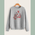 Retro Christmas Sweatshirt - Vintage Holiday Sweatshirt for Her - Trendy Holiday Crewneck for Winter and Fall - Christmas...
