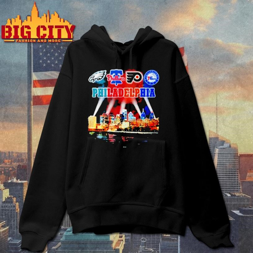 Retro City Of Philadelphia Sports Teams Logo Shirt