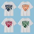 Retro College Football Helmet Shirt 2025, Game Day NCAA T-Shirt, Unisex Fan Top, All Team Spiritwear for Men Women,...