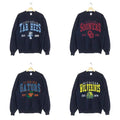 Retro College Spirit Sweatshirt - Vintage 90s University Team Style in Black T-Shirts, Hoodie | RetroVerseTees.com