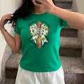 Retro Coquette St Patrick's Day Bow Shirt, Not lucky simply Blessed Roman 4 7-8 Shirt, Bible Verses Shirt, patrick Cross...