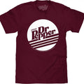 Retro Drink Dr Pepper Logo T-Shirt - Burgundy Hoodie, Sweatshirt | RetroVerseTees.com