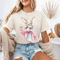 Retro Easter Bunny Blowing Bubble Gum Unisex Shirt, Cute Easter Shirt Available in Long Sleeve, Raglan or Short Sleeve...