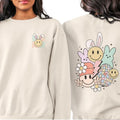 Retro Easter Sweatshirt, Back Printed Easter Sweatshirt T-Shirts, Hoodie | RetroVerseTees.com