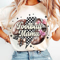 Retro Football Mama T-Shirt, Football Mama T-Shirt, Football Mom Shirt, Game Day Shirt, Football Season T-Shirt, Mother's...