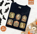 Retro Ghost Reading Books Comfort Colors Shirt, Trendy Women's Halloween TShirt Hoodie, Sweatshirt | RetroVerseTees.com