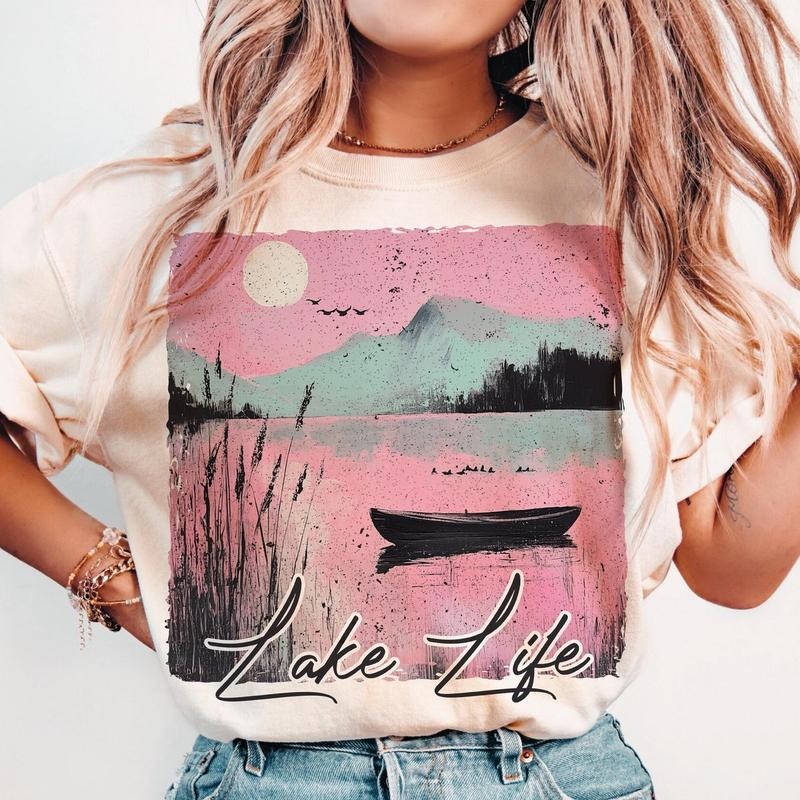 Retro Lake Day Tshirt Sweatshirt, Summer Vibes Shirt, Summer Beach Shirt, Summer Vacation Sweatshirt, Unisex Sweater...