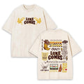 Retro Luke Beer Never Broke My Heart Tee, Combs Double Sides Front And Back Tshirt Retro Gift For Him Gift For Her Music...
