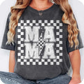 Retro Mama Checkered T-Shirt, Retro Mama T-Shirt, Mothers Day, Mama shirt design T-Shirt, Retro Mama Checker T-Shirt,...