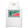 Retro Mountain Dew Logo Tank Top - White T-Shirts, Hoodie, Sweatshirt | RetroVerseTees.com