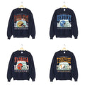 Retro NCAA University Football Sweatshirt, Classic Crewneck for Men & Women in Black Color ncaa fan T-Shirts, Hoodie