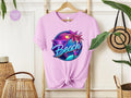 Retro Neon Beach Shirt, Beach Parties Tee, Summer Palm Shirt, Beach Sunset T-shirt Margarita Beach Tee, Summer Shirt,...