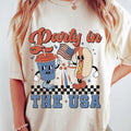 Retro Party In The USA Shirt, 4th Of July Shirts, Gift For Her, Indenpendence Day Gifts, Funny Fourth Of July Shirts, USA...