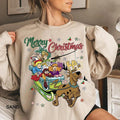 Retro Scooby Doo Christmas Sweatshirt, Scooby Doo Christmas Sweatshirt, Christmas Shirt, Merry Christmas  Scooby Doo...