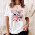 Retro Senior 2025 Shirt, Class Of 2025 Tee, Graduation Shirt, Senior Matching Tee, Girl Graduation Gift Hoodie, Sweatshirt