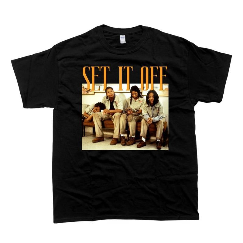 Retro Set Mouthless cat FOG T-Shirt - Cotton Movie Graphic Tee for Fans