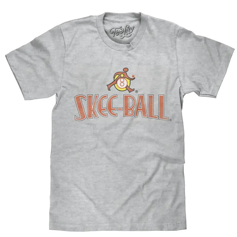 Retro Skee Ball Arcade Game T-Shirt - Athletic Gray Heather Hoodie, Sweatshirt | RetroVerseTees.com