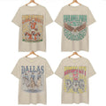 Retro Skeleton All Teams Football Sand T-shirt, Gildan 5000 Unisex Crewneck Sport Classic T-Shirt All Teams Football,...