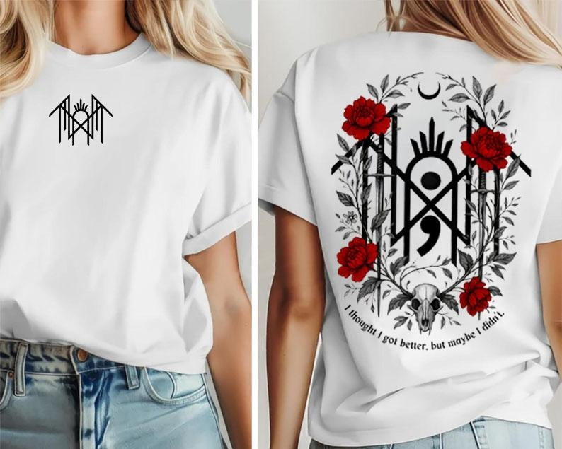 Retro Sleep Token Flowers Red Only Back Shirt, Sleep Token Tour 2025 Tee, New Song Concert Tour, Gift for Men for Woman...
