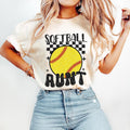 Retro Softball Aunt T-Shirt, Softball T-Shirt, Sports T-Shirt, Softball Mom T-Shirt Hoodie, Sweatshirt | RetroVerseTees.com