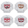 Retro Spiky hair fighters College Spiky hair fighters Mascot Crewneck Sweatshirt Classic Menswear Tops Cotton Sweaters...