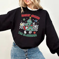 Retro Teacher Christmas T-Shirt, Rockin' Around the Classroom Sweatshirt, Merry Teacher Christmas Tree Clothing, Gift for...