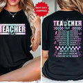 Retro Teacher Tour Front and Back Print Shirt, gift for Teacher, Teacher Tour Shirt, End of Year Shirt, Teacher Gift,...